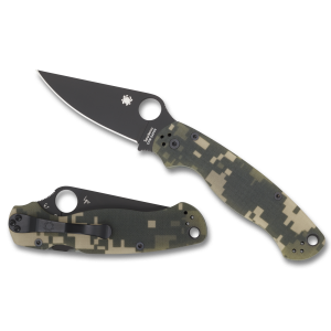 Spyderco Para Military 2 Camo Black | C81GPCMOBK2