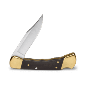 Buck 110 Hunter Finger Grooved Läderfodral