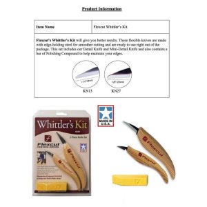 Info om Flexcut Whittlers Knife Kit FLEXKN300