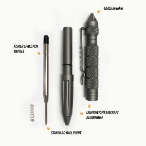 Uzi Tactical Pen 2 Gun Metal Taktisk Penna