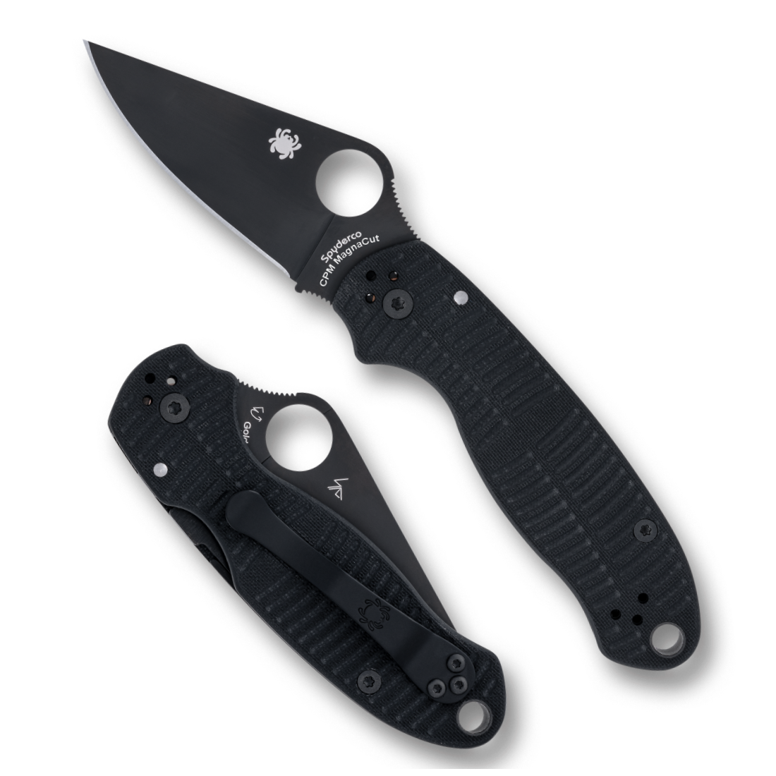 Spyderco Para 3 Salt Black Magnacut | C223PBBK