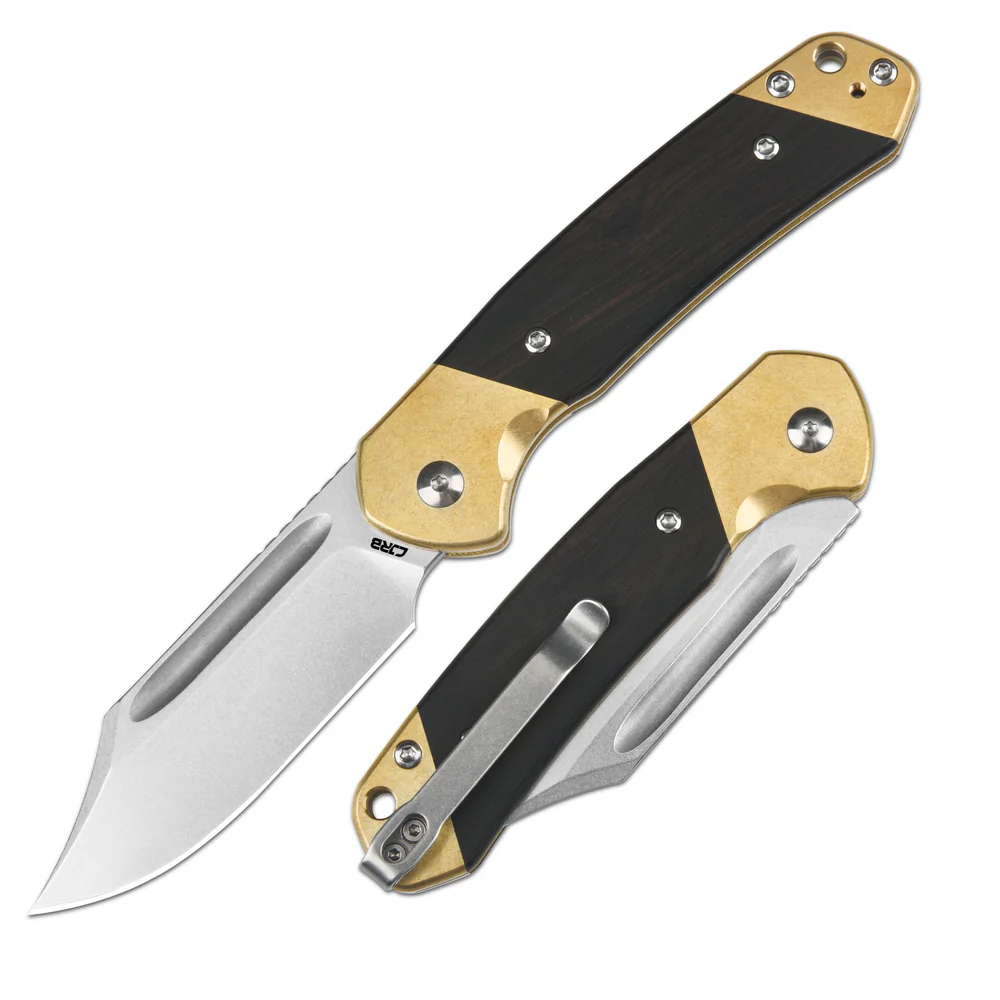 CJRB Pyrite Bowie Brass and Wood | J1942SJBREB