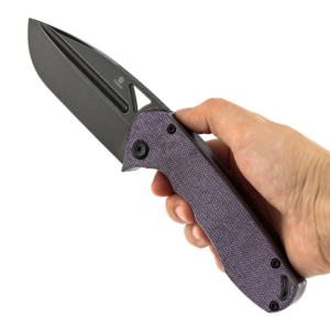 Tenable Bömbur Purple Micarta Grepp