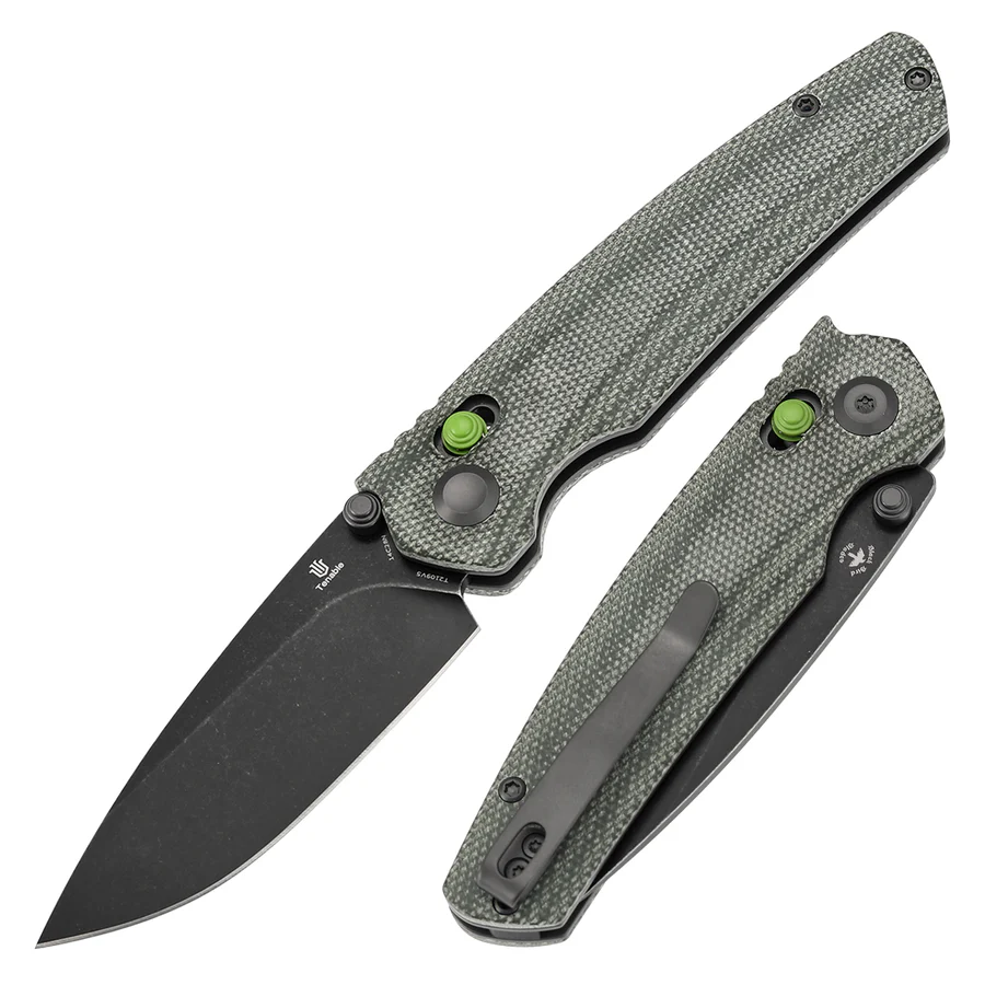 Tenable Raven Green Micarta | T2109V5