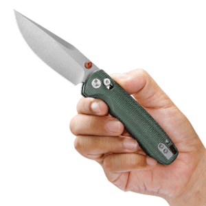 Trivisa Butterfly Green Micarta