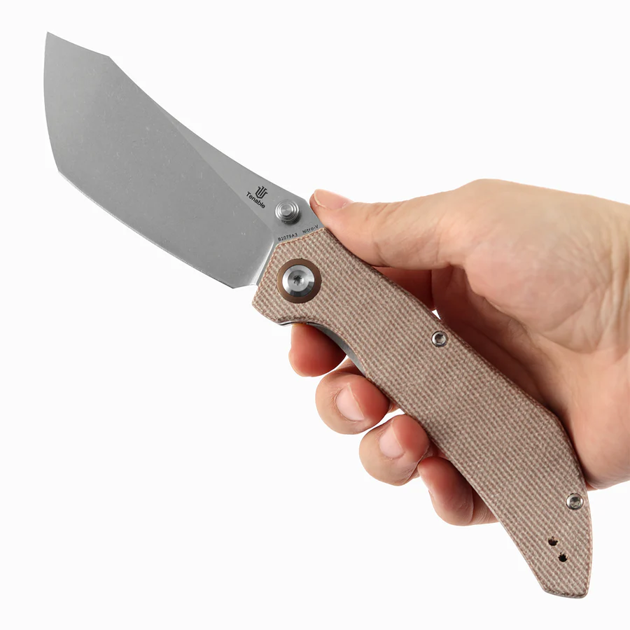 Tenable Tipper Brown Micarta - Grepp