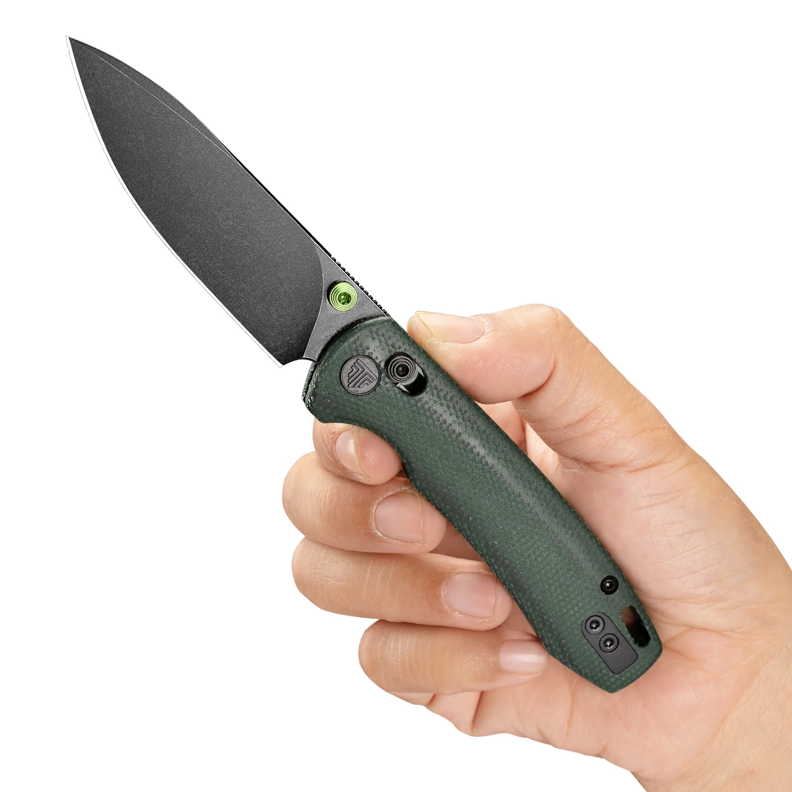Trivisa Dragonfly Green Micarta Grepp