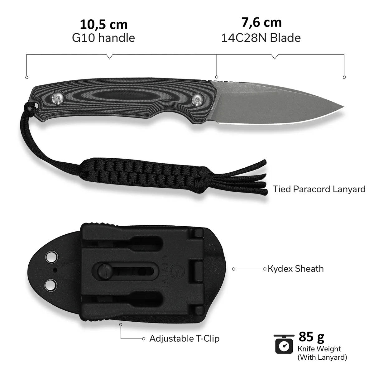 CIVIVI Altus Kniv Information