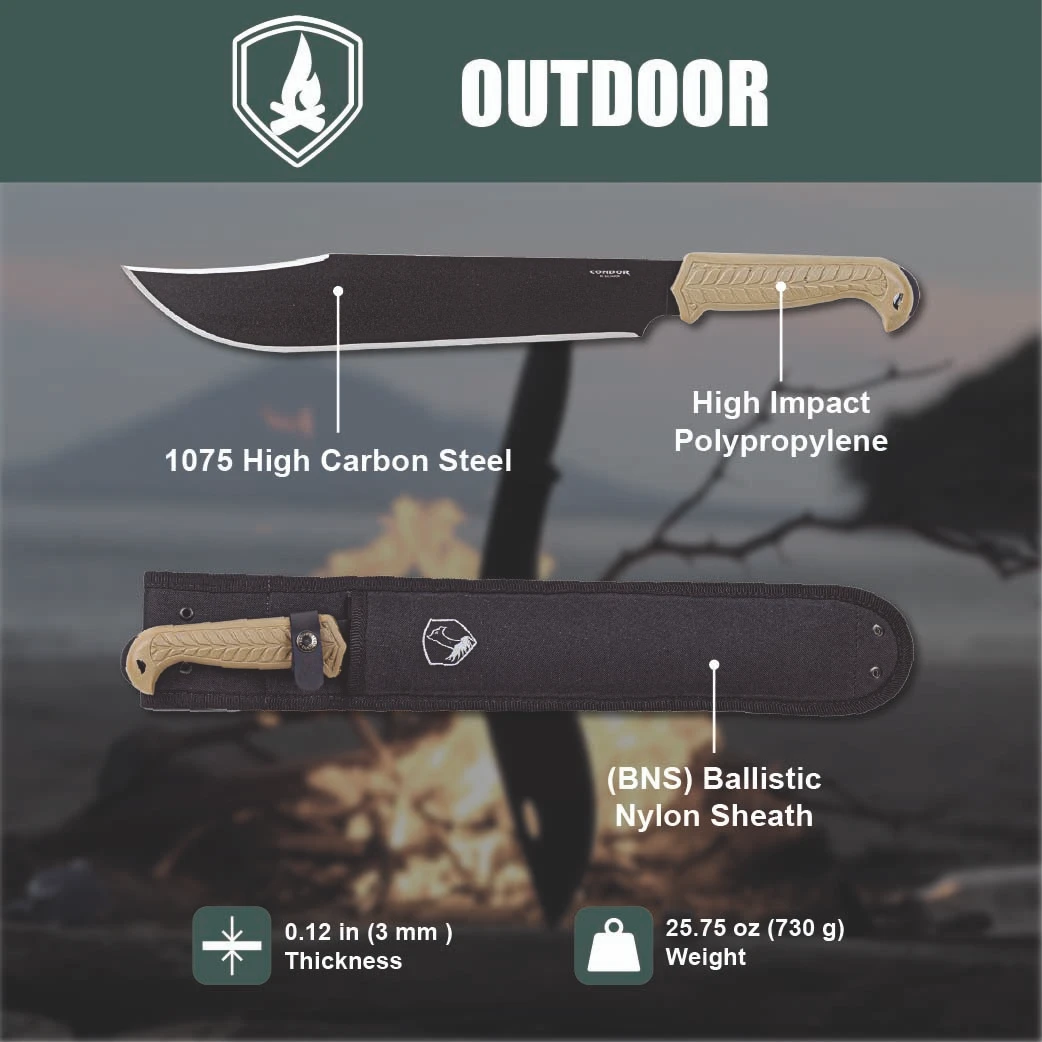 Condor Terra Bowie Machete information