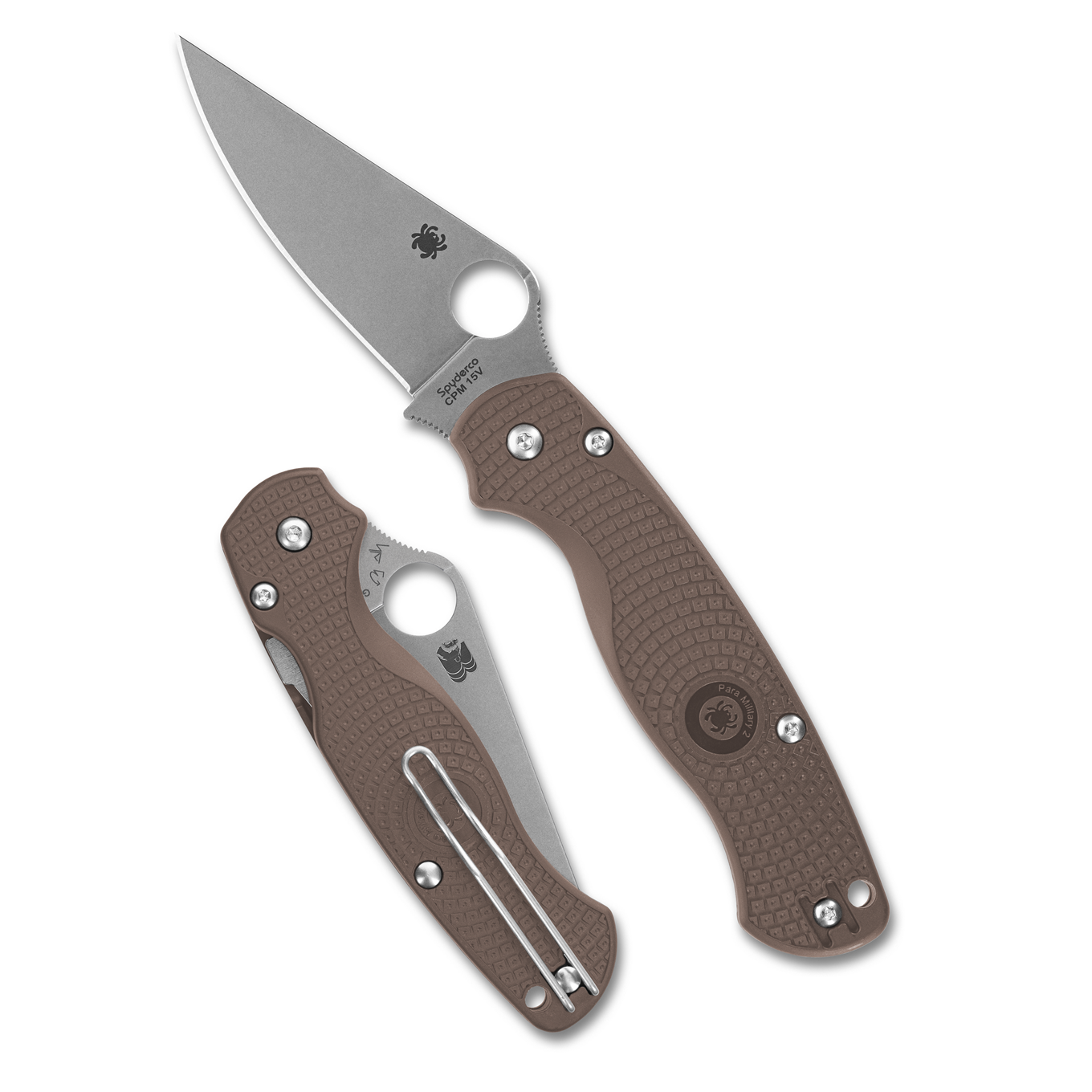 Spyderco Para Military 2 FRN Brown CPM 15V