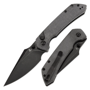 Tenable Fenrir Button Lock Black Micarta |