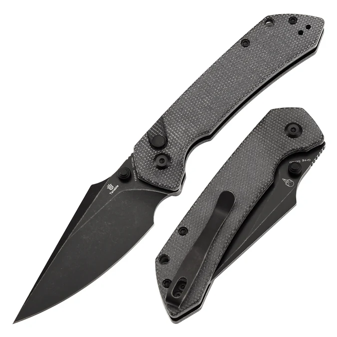 Tenable Fenrir Button Lock Black Micarta |