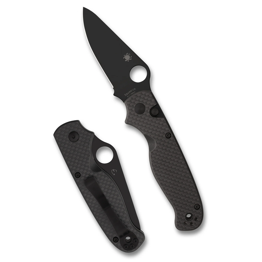 Spyderco ButtonUp Black | C275CFPBK